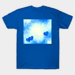 Blue Hearts On Blues T-Shirt